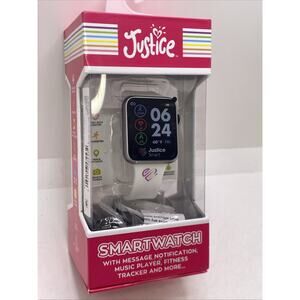 Justice Womens Smartwatch Rechargable Works